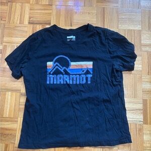 Marmot Navy Blue Graphic Tee
